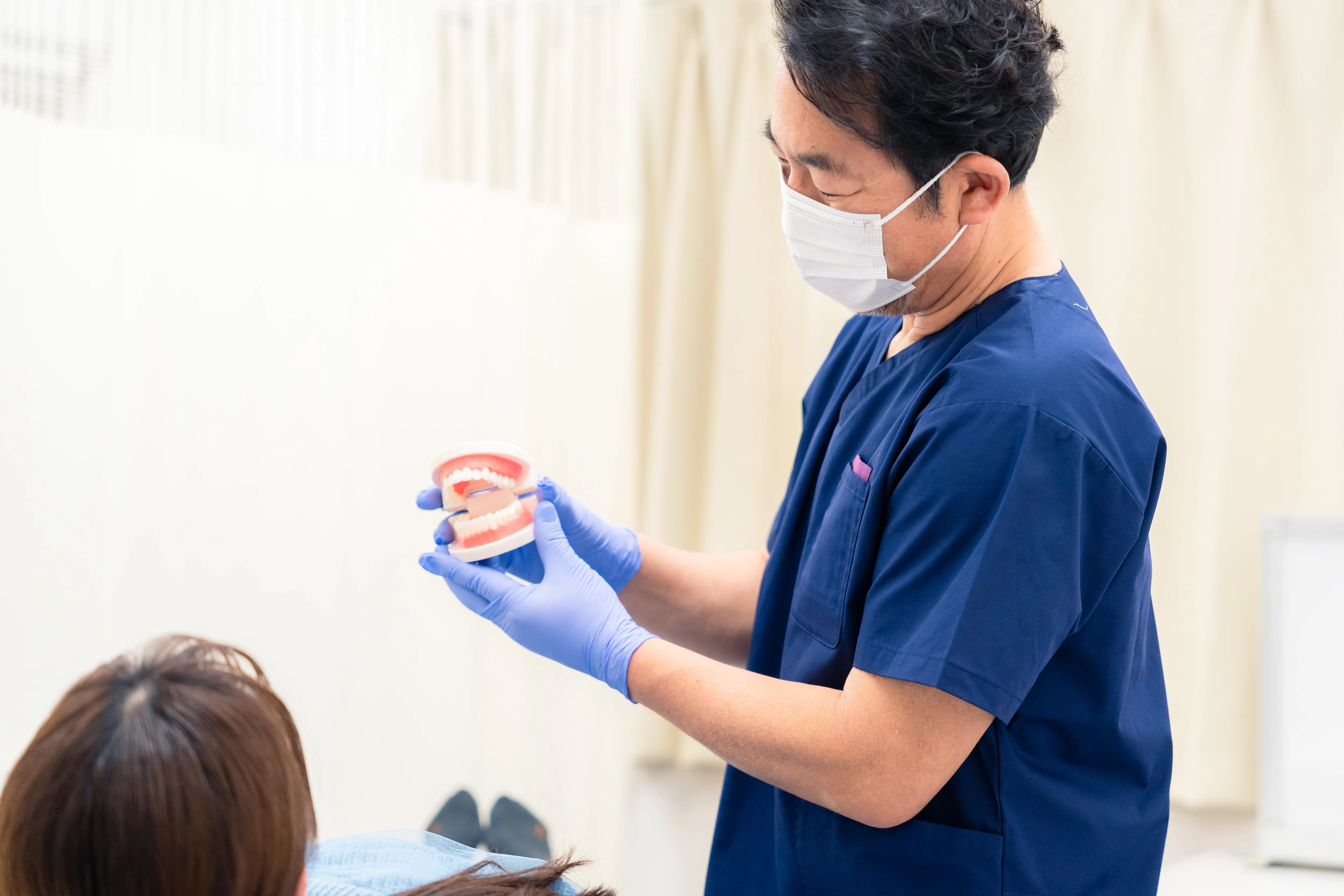 最終の入れ歯のセット 和光市 歯医者 和光市歯医者・矯正歯科|和光市デンタルオフィス 最終の入れ歯のセット