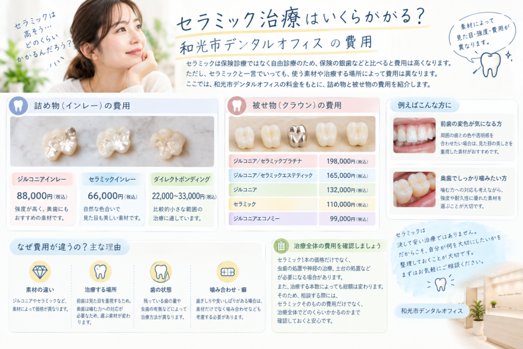 和光市　歯医者　和光市デンタルオフィス　セラミック治療
